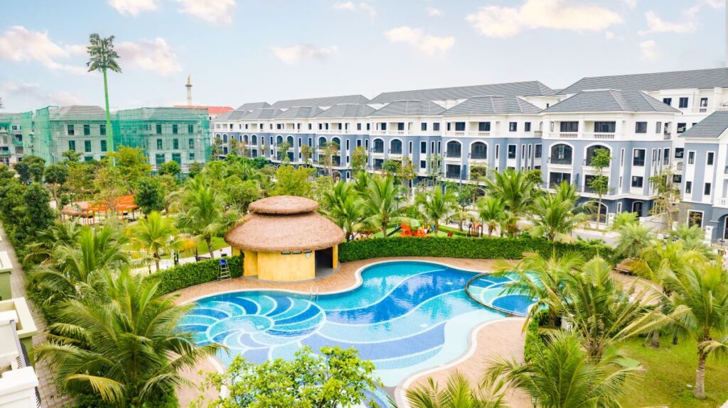 “Thiên đường biển” xuất hiện ngay trước hiên nhà ở phân khu San Hô.