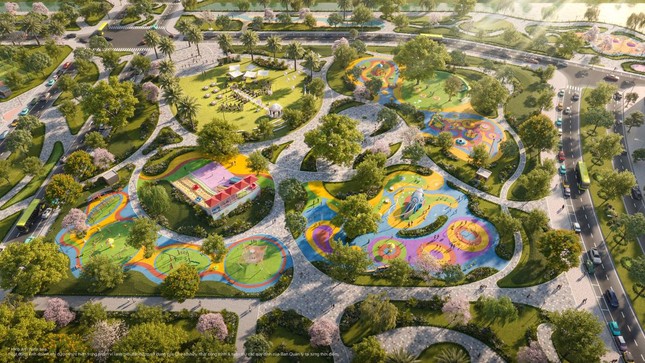 Vinhomes Wonder City sở hữu tổ hợp công viên liên hoàn 19ha, đáp ứng mọi nhu cầu lứa tuổi