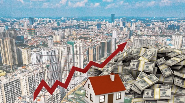 Giá bất động sản lại âm thầm tăng