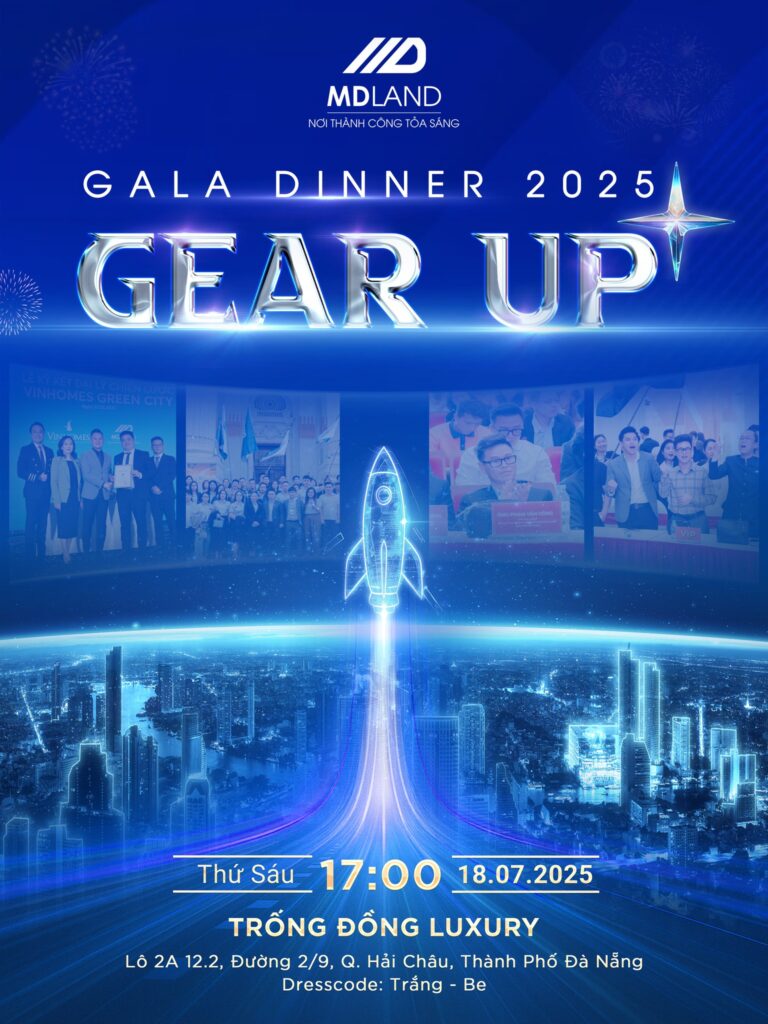 GALA DINNER MDLAND VIỆT NAM 2025 – GEAR UP | Tăng tốc bứt phá, bản lĩnh dẫn đầu!