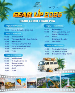 Hành trình GEAR UP 2025 MDLand: 4N5Đ cháy hết mình – Gắn kết và bứt phá!