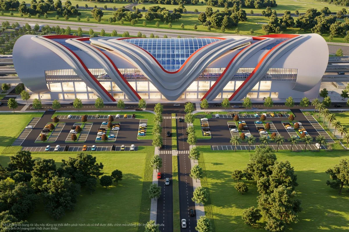 Ga depot Bến Thành - Cần Giờ nằm trong lòng Vinhomes Green Paradise, kết nối với trung tâm TP.HCM chỉ trong 13 phút di chuyển.