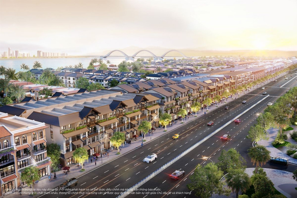 Nhà phố Boulevard Prime sở hữu vị trí mặt tiền của tuyến huyết mạch thương mại xuyên tâm Vinhomes Green Paradise