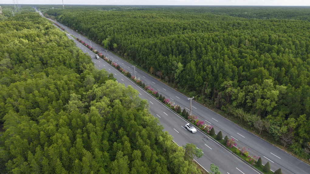 Đường Rừng Sác sẽ nằm trong cung đường VM Green Paradise Cần Giờ