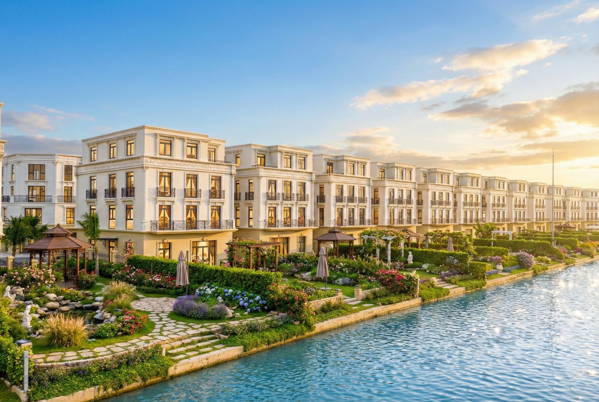 Nhà vườn Garden Riverside sở hữu vị trí kết trên đảo Vũ Yên, Hải Phòng