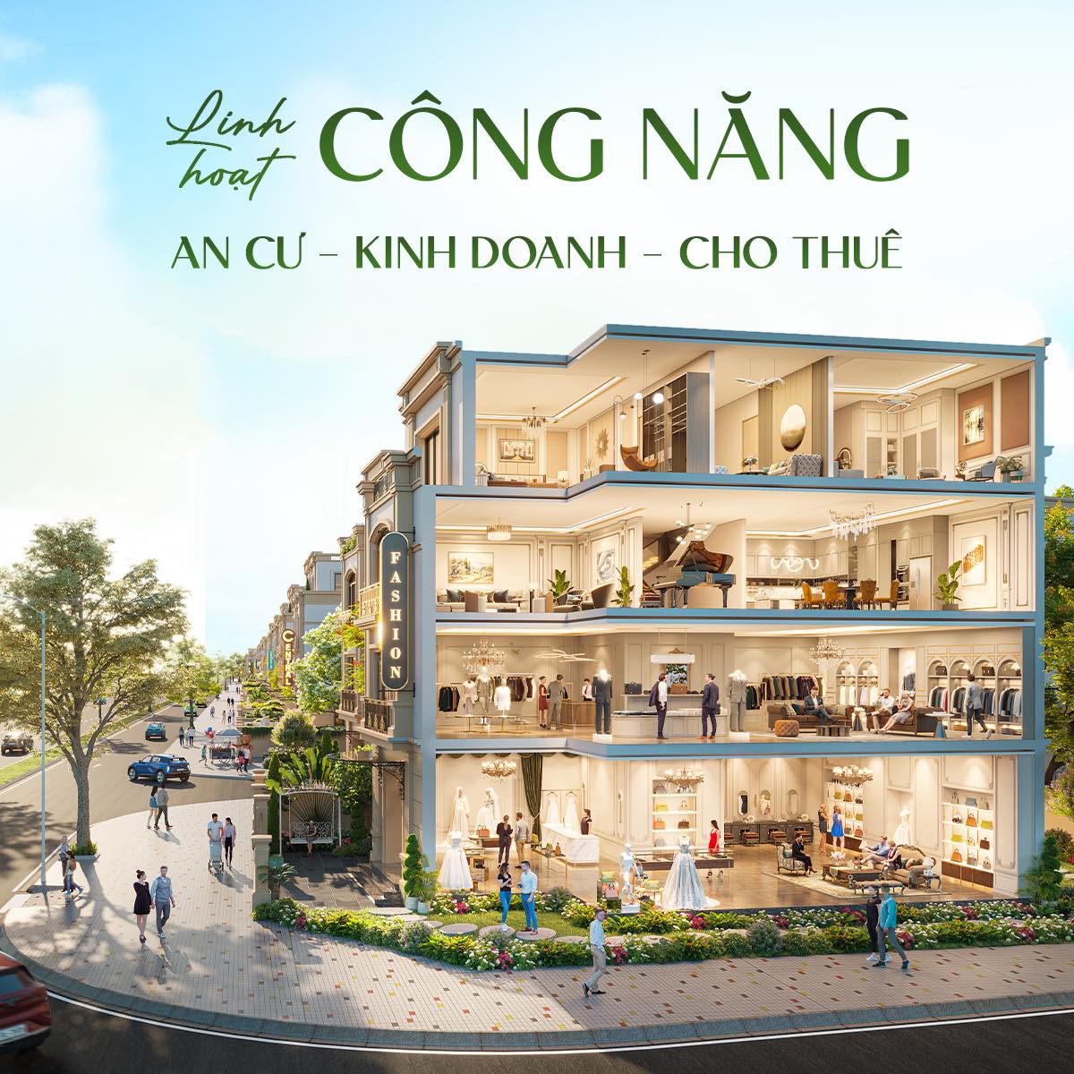 Một tài sản không ngủ, luôn vận hành để sinh lời.