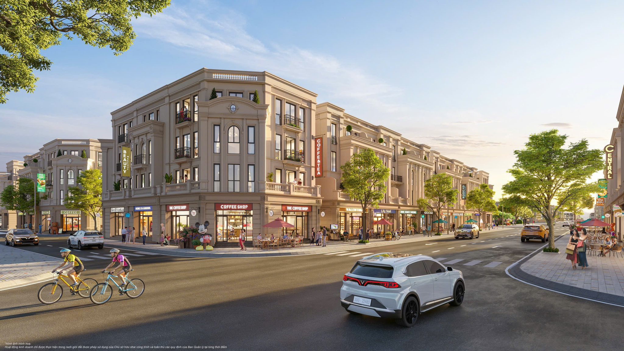 Shophouse nằm ngay trục đại lộ đón lượng khách hàng đều đặn, mang đến doanh thu vượt trộiLợi thế này được cộng hưởng khi các căn nằm trên trục đại lộ rộng 24-40m, giao thông luôn thông thoáng, xe ra vào thuận tiện và dễ dàng dừng đỗ. Trong bối cảnh nhiều tuyến phố trung tâm gặp hạn chế về tiếp cận, yếu tố hạ tầng này trở thành điều kiện quan trọng để duy trì hoạt động kinh doanh ổn định.