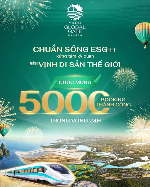 Chỉ sau 24h ra mắt, Vinhomes Global Gate Hạ Long nhận về hơn 5.000 lượt booking thành công