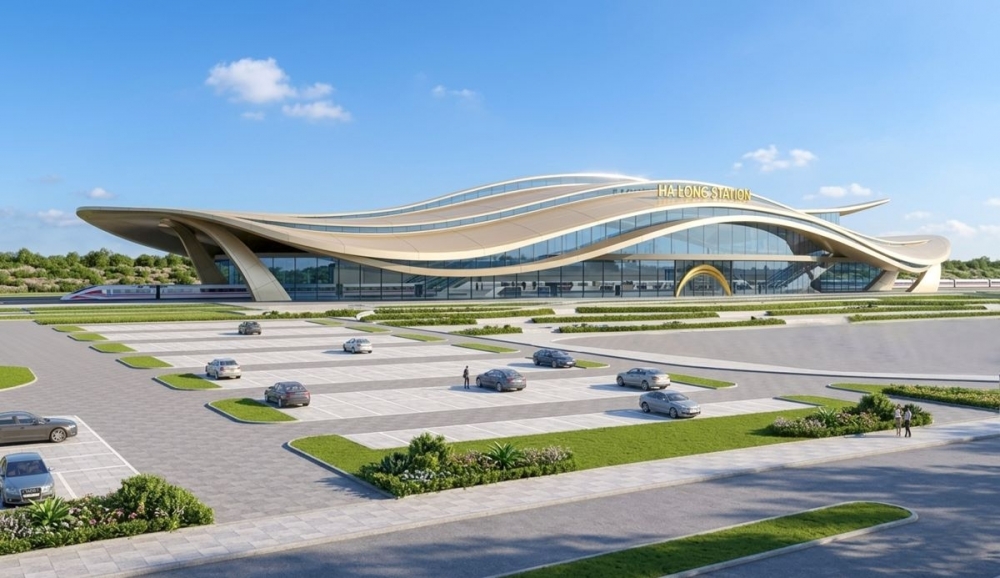 Vịnh Bình Minh 1 sở hữu vị trí gần nhất với nhà ga depot tuyến đường sắt cao tốc Hà Nội - Quảng Ninh.