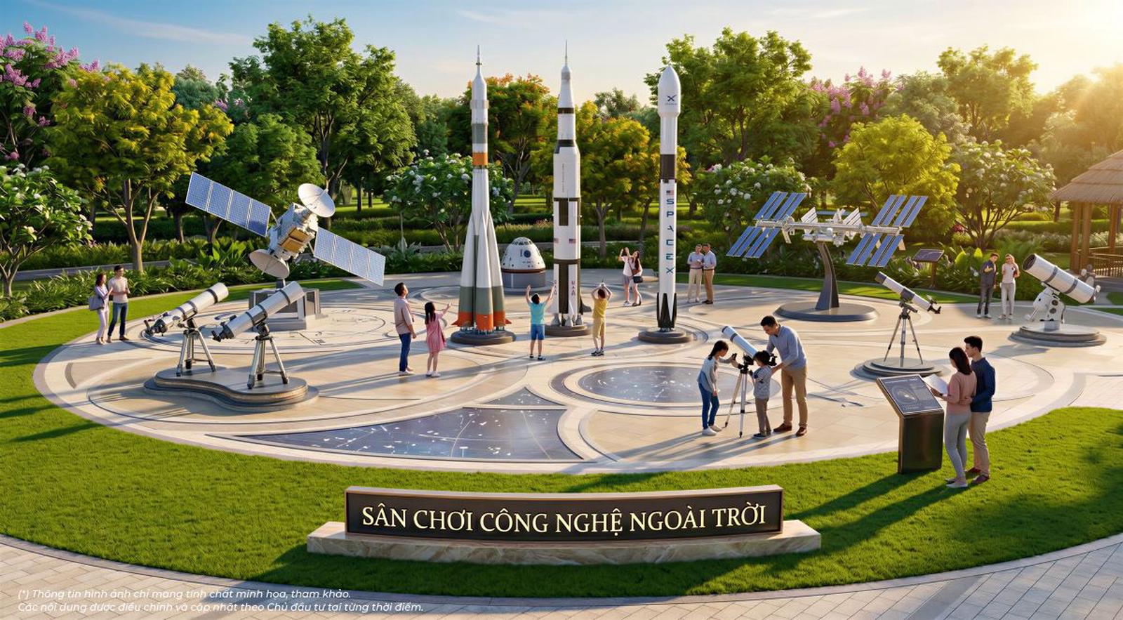 Sân chơi công nghệ ngoài trời (Ảnh minh hoạ)