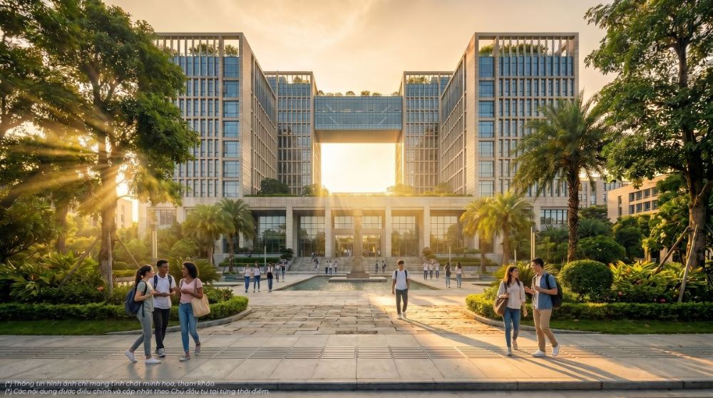 Làng Đại học sẽ là hạt nhân của nền kinh tế tri thức tại Vinhomes Global Gate Hạ Long. Ảnh: Vinhomes