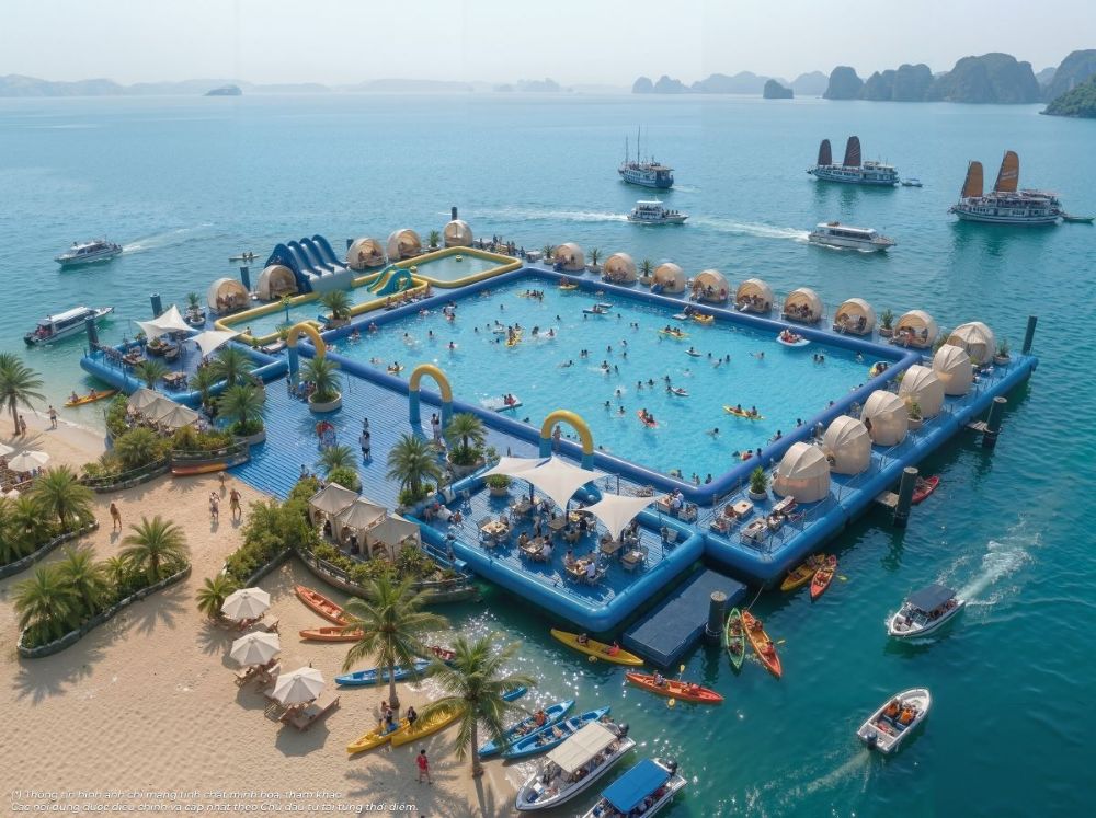 Sự cộng hưởng giữa tiện ích đẳng cấp và tệp khách hàng trẻ năng động sẽ đưa Vịnh Thiên Đường trở thành “thành phố không ngủ” bên vịnh di sản. Ảnh: Vinhomes