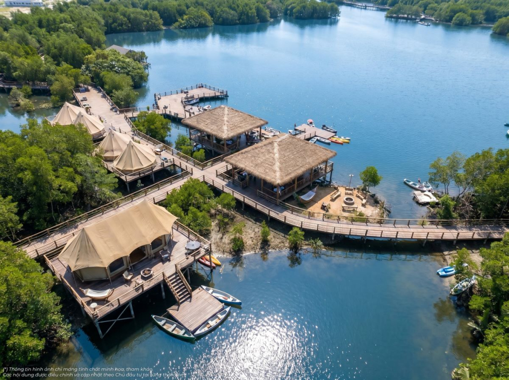 Công viên Wonder Mangrove sẽ có các chòi câu cá trải dài toàn khu.