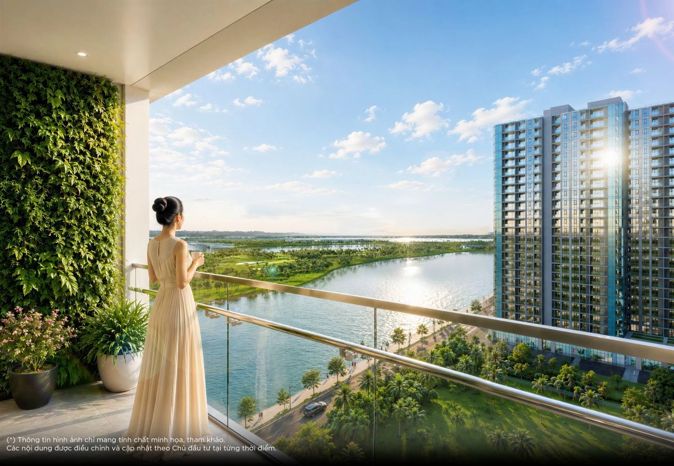 The Sunrise Bay sở hữu tầm nhìn ra vịnh di sản và sân golf (Ảnh: Vinhomes).